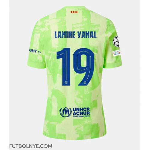 Camiseta Barcelona Lamine Yamal #19 Tercera Equipación 2024-25 manga corta